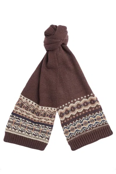 Barbour - Tn63 Beanie & Scarf Autumn Dress Mgs0078 In Brown