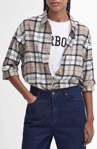 Barbour Elishaw Tartan Relaxed Fit Cotton Button-up Shirt In Multi