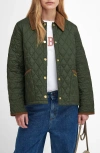 Barbour 30th Anniversary Quilted Jacket In Olive/classic