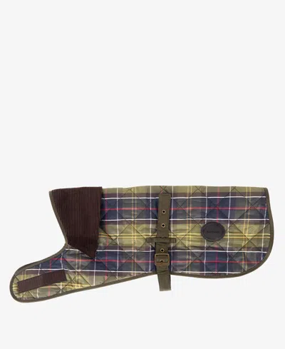 Barbour Tartan Dog Coat In Multi