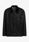 Barbour A7 Pacemaster Waxed Jacket In Black