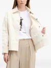 Barbour Abbey Corduroy-collar Jacket In Neutral