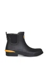 Barbour Abbeyfield Elasticated-panel Ankle Boots In Black