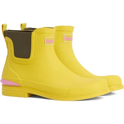 Barbour Abbeyfield Wellington Boot In Yellow