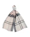 Barbour Abigail Tartan Scarf In Neutral