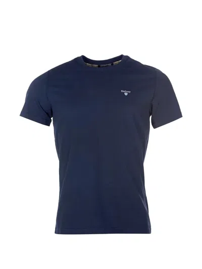 Barbour Aboyne Logo T-shirt In Blue
