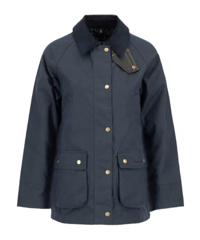 Barbour Acorn Collared Jacket In Blue