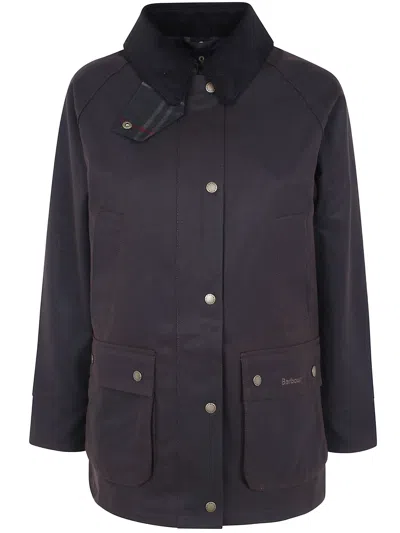 Barbour "acorn Wax" Jacket In Brown