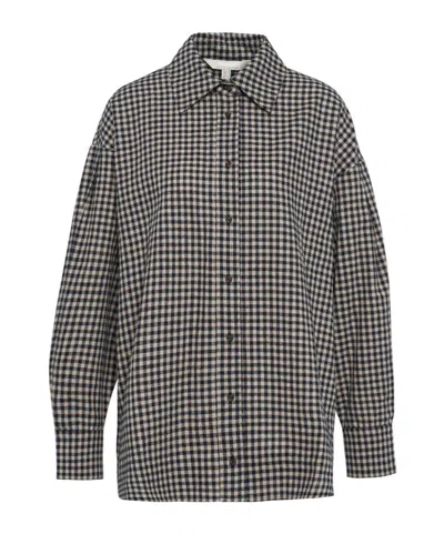 Barbour Adaline Linen Shirt In Black