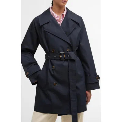 Barbour Adare Showerproof Water Resistant Trench Coat In Multi