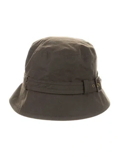 Pre-owned Barbour Adjustable Bucket Hat In Brown