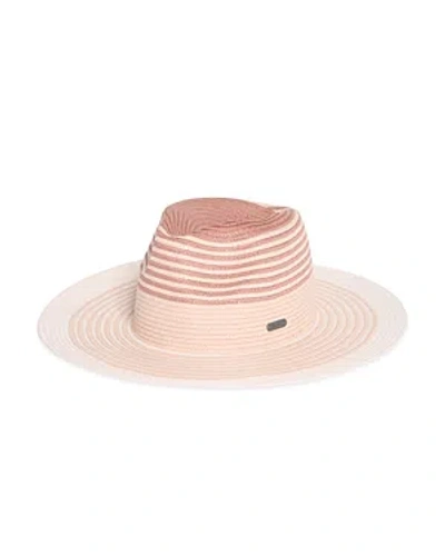 Barbour Adria Woven Fedora In Pink