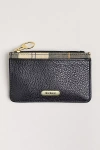 Barbour Alder Leather Card Holder In Black