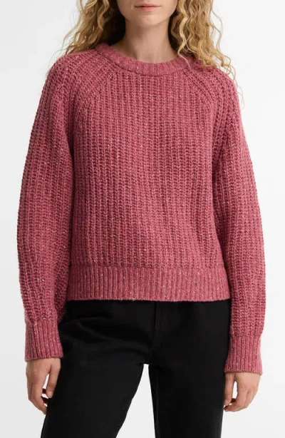 Barbour Alderney Fleck Sweater In Pink