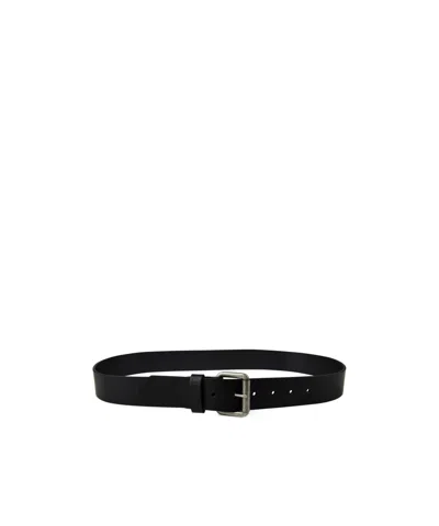 Barbour Allanton Leather Belt In Black