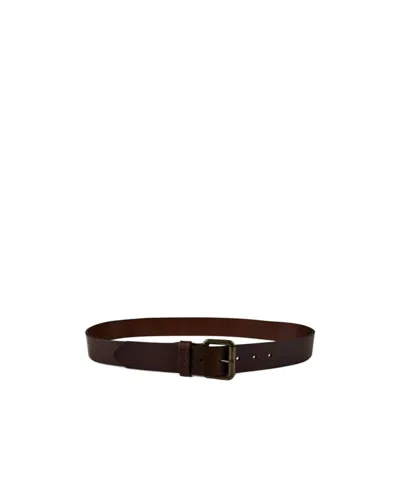 Barbour Allanton  Leather Belt In Brown