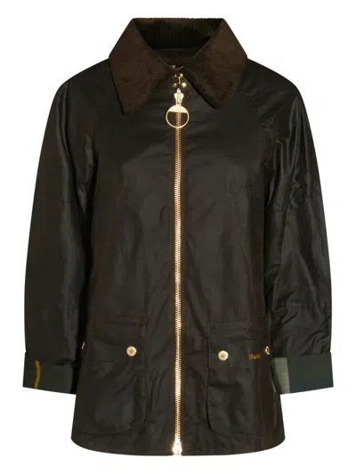 BARBOUR ALLERSTON CORDUROY-COLLAR COAT