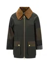 Barbour Allerston Jacket In Olive/beech/ancient