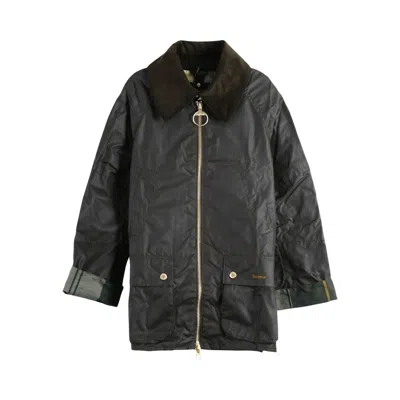 Pre-owned Barbour Allerston Wax Jacket 'olive/ancient' | Tan | Women's Size 10