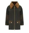 Barbour Allerston Wax Olive Green Jacket In Green