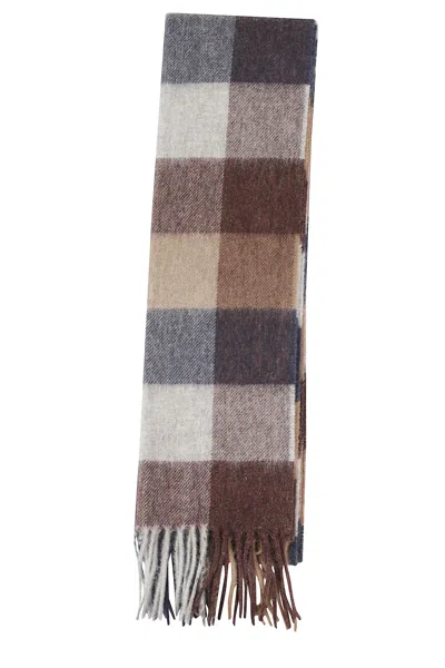 Barbour Alrge Tattersall Scarf In Multi