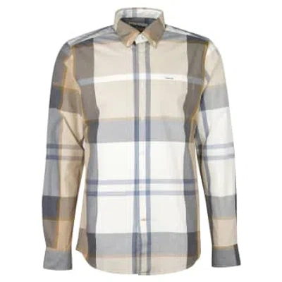 Barbour Amble Sand Harris Tailored Shirt In Neutrals