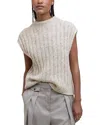 Barbour Anastasia Wool Blend Sweater Vest In Neutral