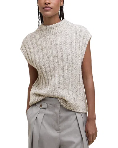 Barbour Anastasia Knitted Vest In Neutral