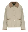 Barbour Anise Light Sand Quilted Jacket In Beige