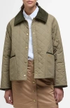Barbour Anise Quilted Jacket In Green