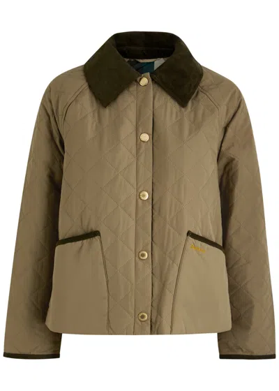 Barbour Anise Quilted Shell Jacket In Green