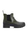 Barbour Ankle Boot In Green