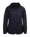Barbour Annandale Water Resistant Quilted Utility Jacket In Black