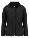 Barbour Annandale Water Resistant Quilted Utility Jacket In Black