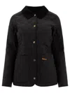 Barbour Annandale Water Resistant Quilted Utility Jacket In Black