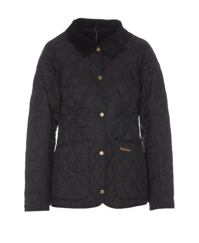 Barbour Annandale Quilted Jacket In Nero