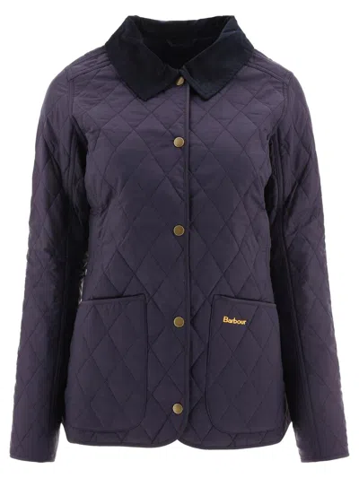 Barbour Annandale Diamond Quilted Jacket In Black