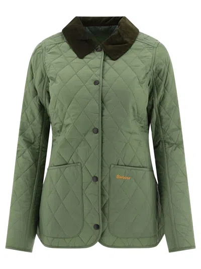 Barbour "annandale" Quilted Jacket In Green