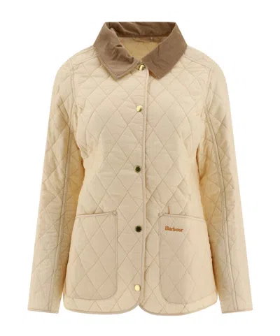 Barbour Annandale Quilted Jacket In Nude