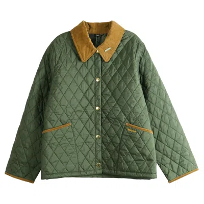 Pre-owned Barbour Annandale Quilted Jacket 'olive/classic' | Green | Women's Size 14