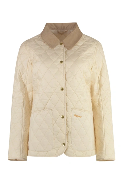 Barbour Annandale Quilted Jacket In Panna