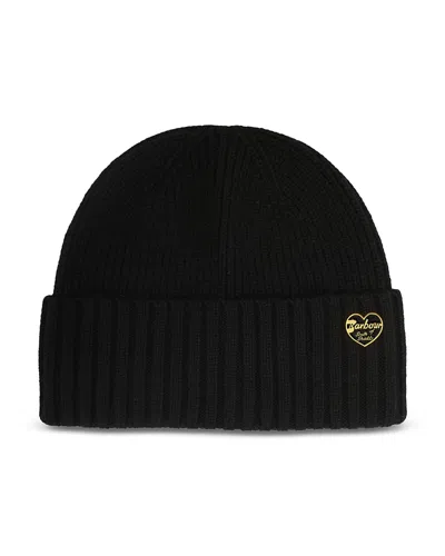 Barbour Annette Wool & Cashmere Knit Beanie In Black