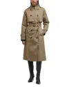 Barbour Aoife Belted Water Resistant Trench Coat In Brown