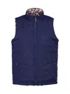 Barbour Apia Reversible Quilted Gilet Vest In Blue