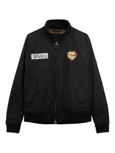 Barbour Appliqué Zip-up Jacket In Multi