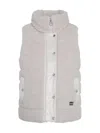 Barbour Archer Fleece Gilet Sherpa Vest In Neutral