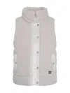 Barbour Archer Fleece Gilet Sherpa Vest In Neutral