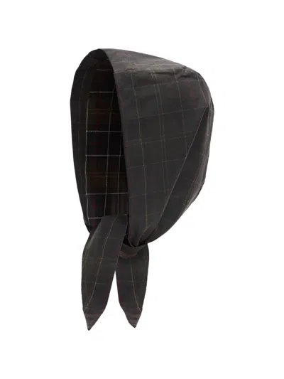 Barbour Arlene Tartan Hood In Gold