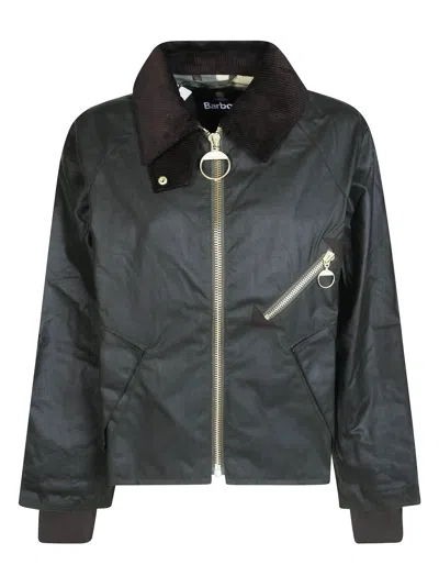 Barbour Arlene Wax Jacket For Women In Black