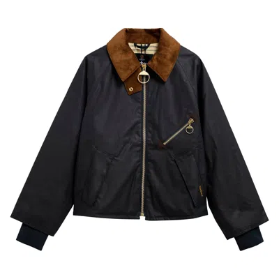 Pre-owned Barbour Arlene Wax Jacket 'navy/ancient' | Blue | Women's Size 16